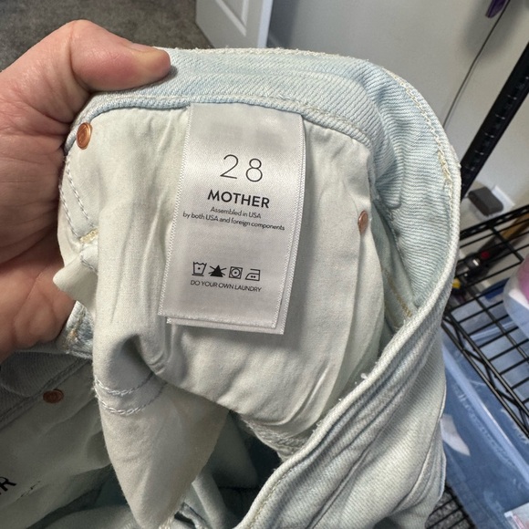 MOTHER Light Blue High-Waisted Jeans - Picture 5 of 5